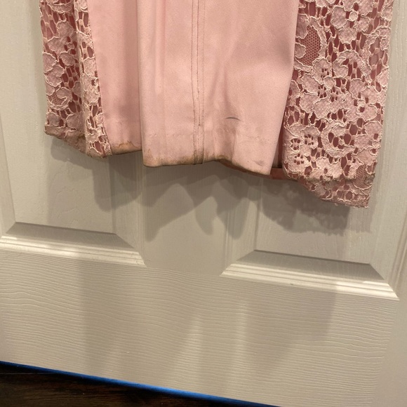 J Mendel evening gown with lace detail - Picture 3 of 6